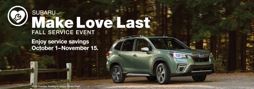 2019 Forester Touring in Jasper Green Pearl.