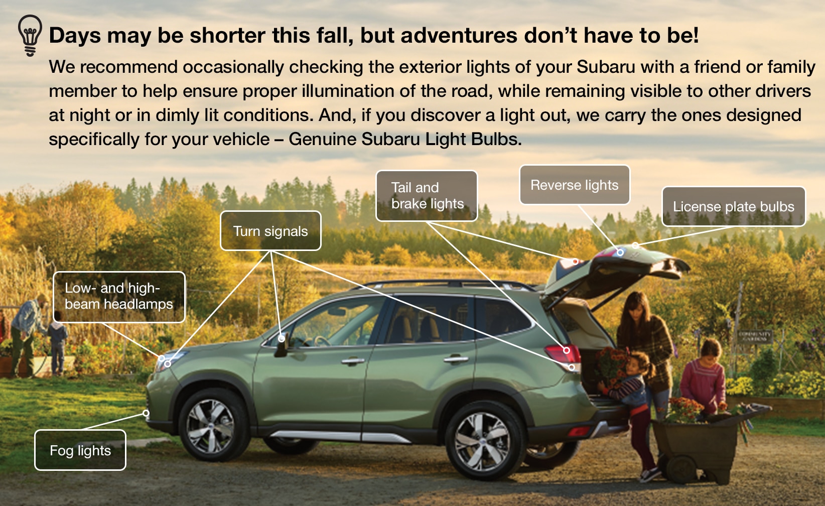 Days may be shorter this fall, but adventures don’t have to be!
