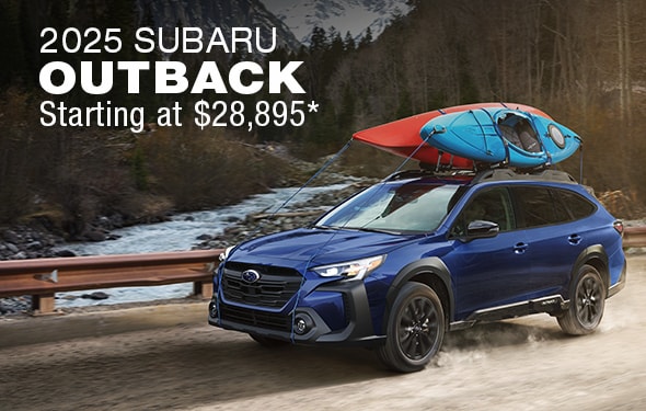 2025 Subaru Outback Starting at $28,895