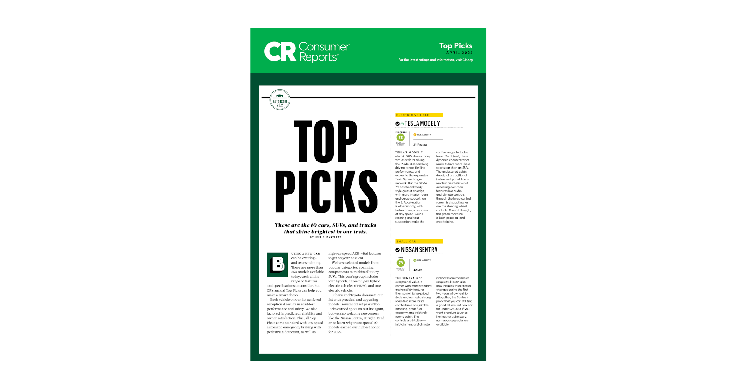 Consumer Reports 10 Top Picks
