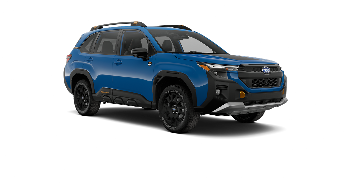 2026 Subaru Forester Wilderness Shown in Geyser Blue