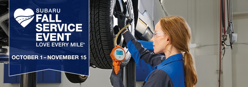 Fall Service Event. Special savings through November 15th.