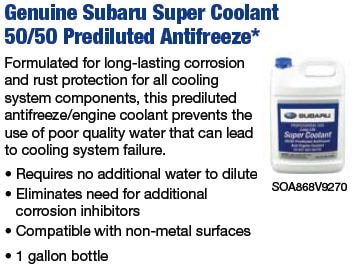 Genuine Subaru Automotive Chemicals