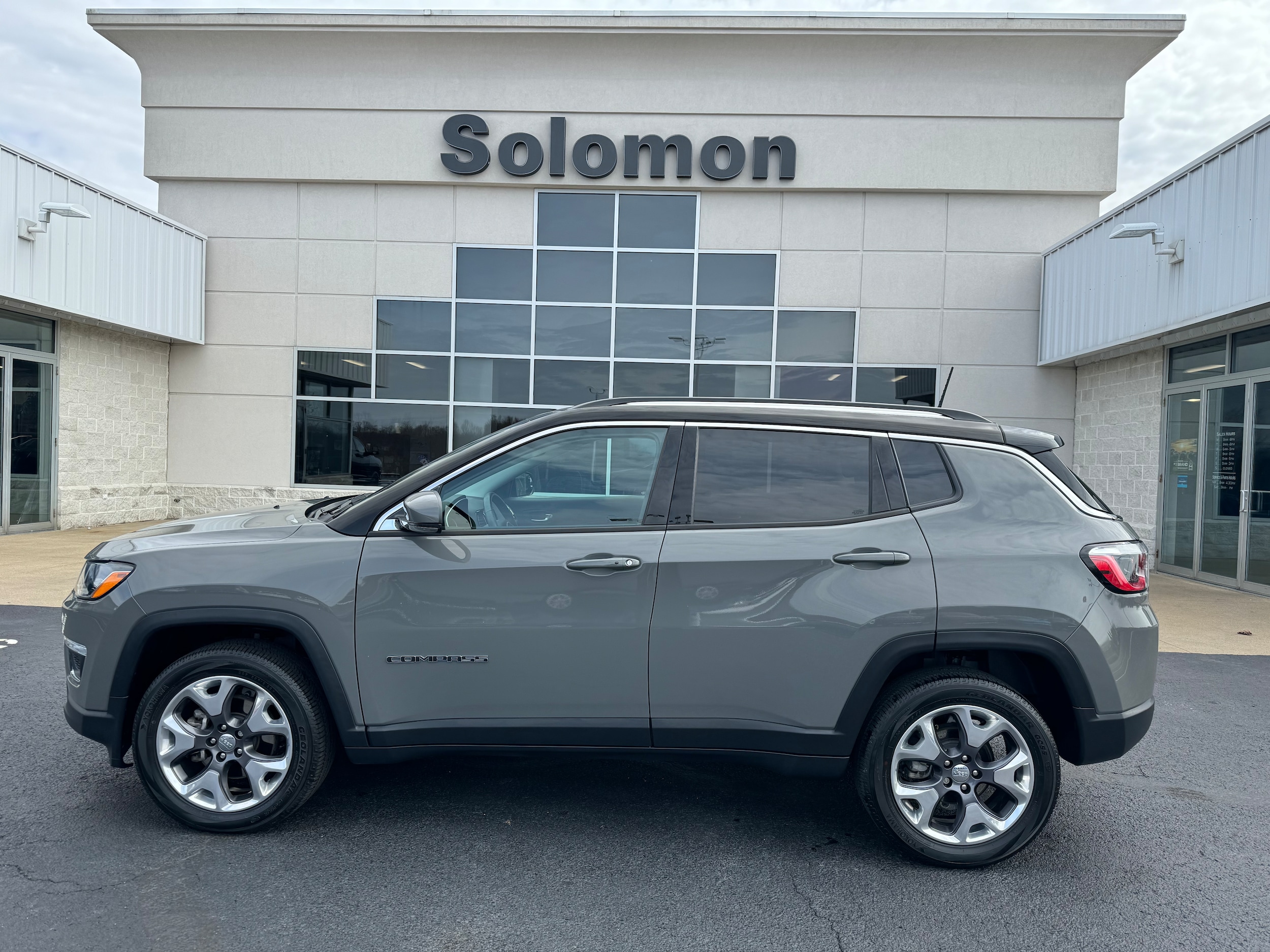 Used 2021 Jeep Compass Limited with VIN 3C4NJDCB8MT549753 for sale in Brownsville, PA