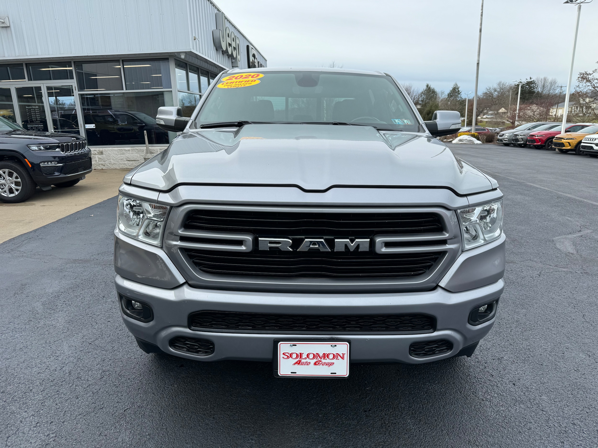 Used 2020 RAM Ram 1500 Pickup Big Horn/Lone Star with VIN 1C6SRFFTXLN110569 for sale in Brownsville, PA