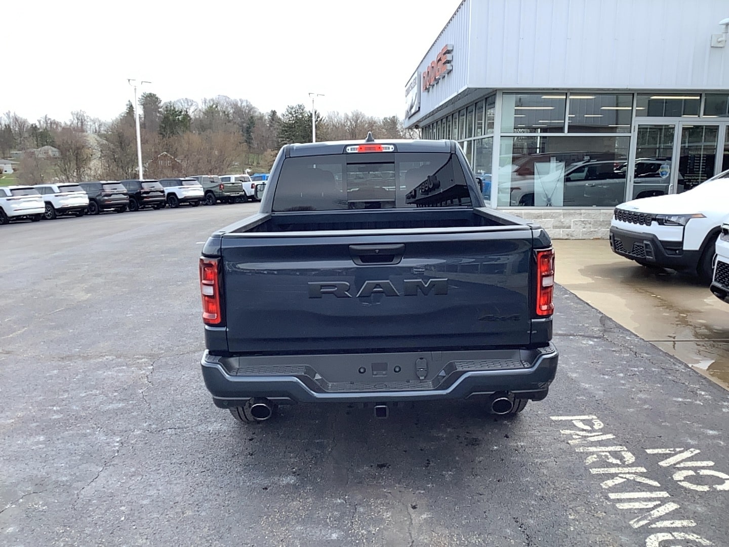 2026 Ram 1500 EXPRESS CREW CAB 4X4 5'7 BOX Forged Blue at Solomon CJD Brownsville