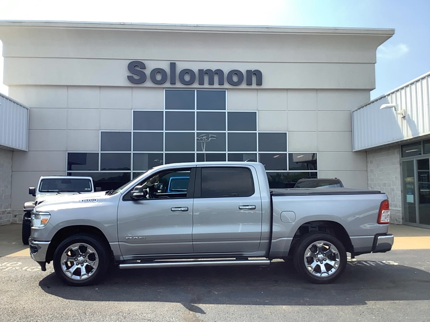 2020 Ram 1500 Big Horn Billet Silver Metallic Clearcoat at Solomon CJD Brownsville