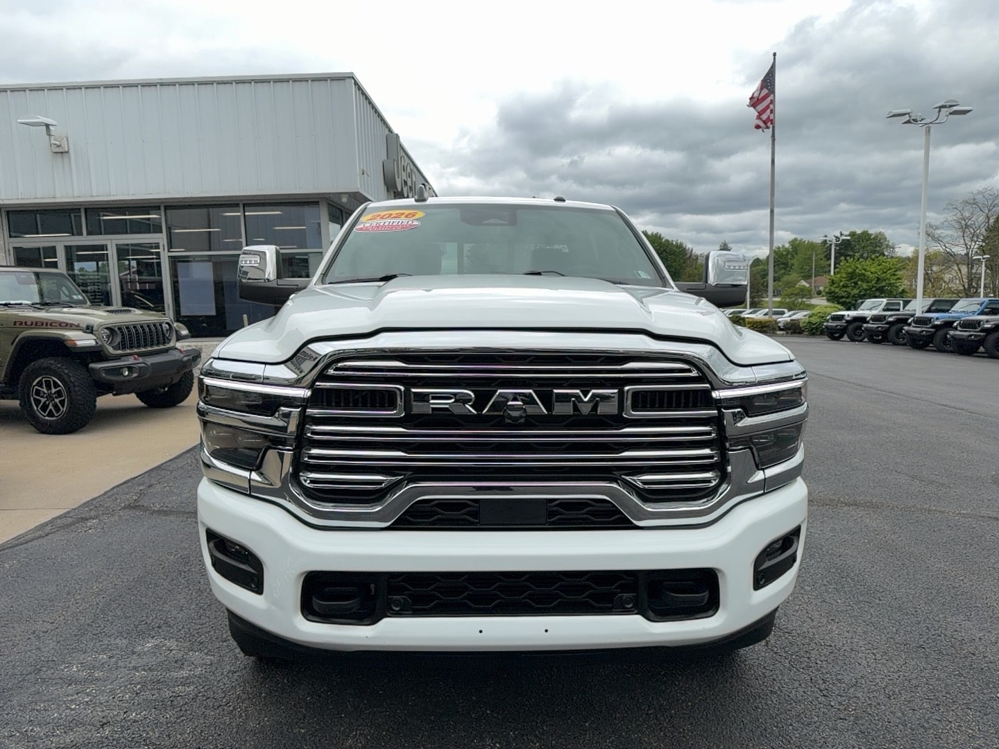 2026 Ram 2500 Laramie Bright White Clearcoat at Solomon CJD Carmichaels