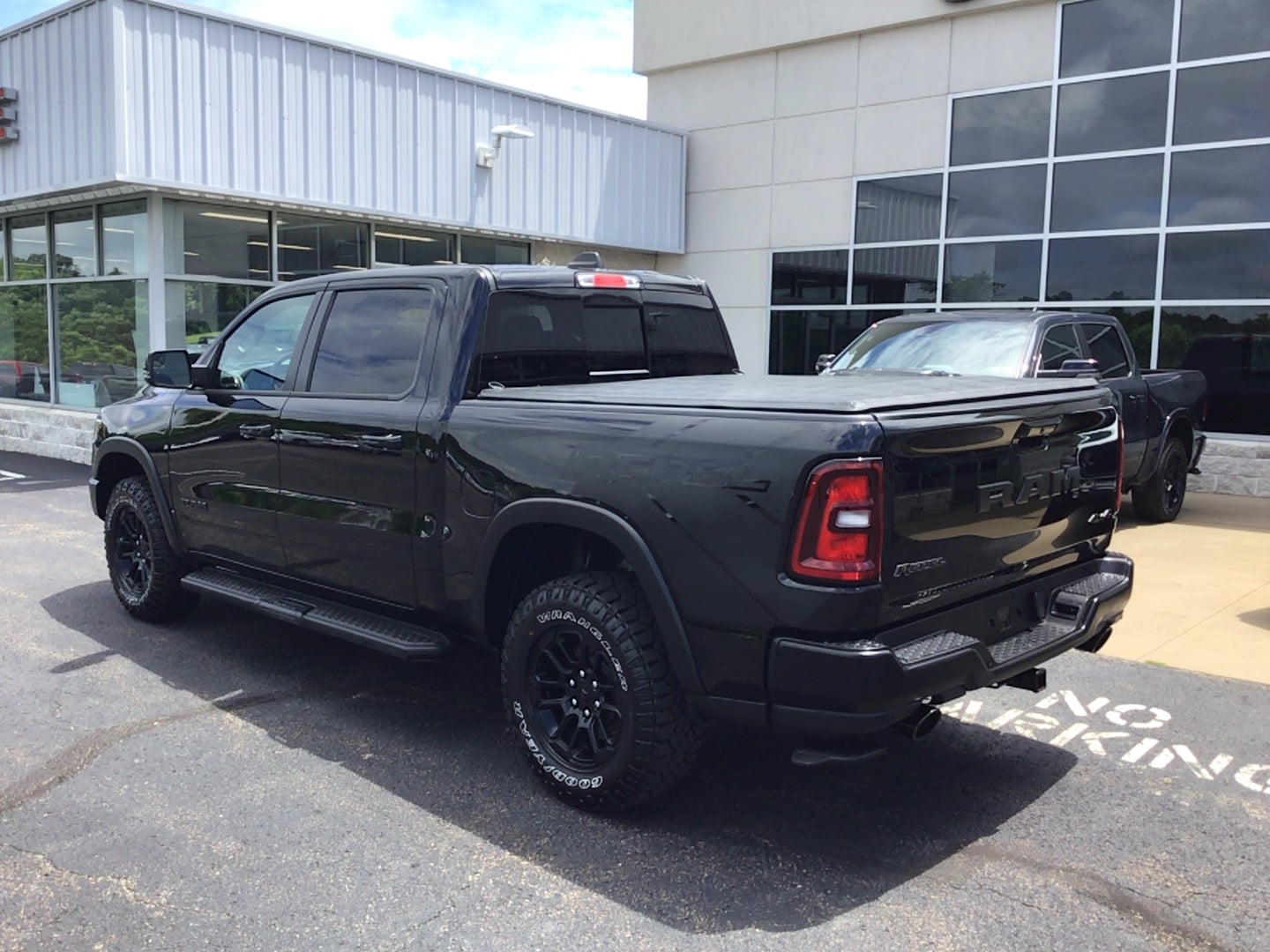 2025 Ram 1500 Rebel Diamond Black Crystal Pearlcoat at Solomon CJD Brownsville