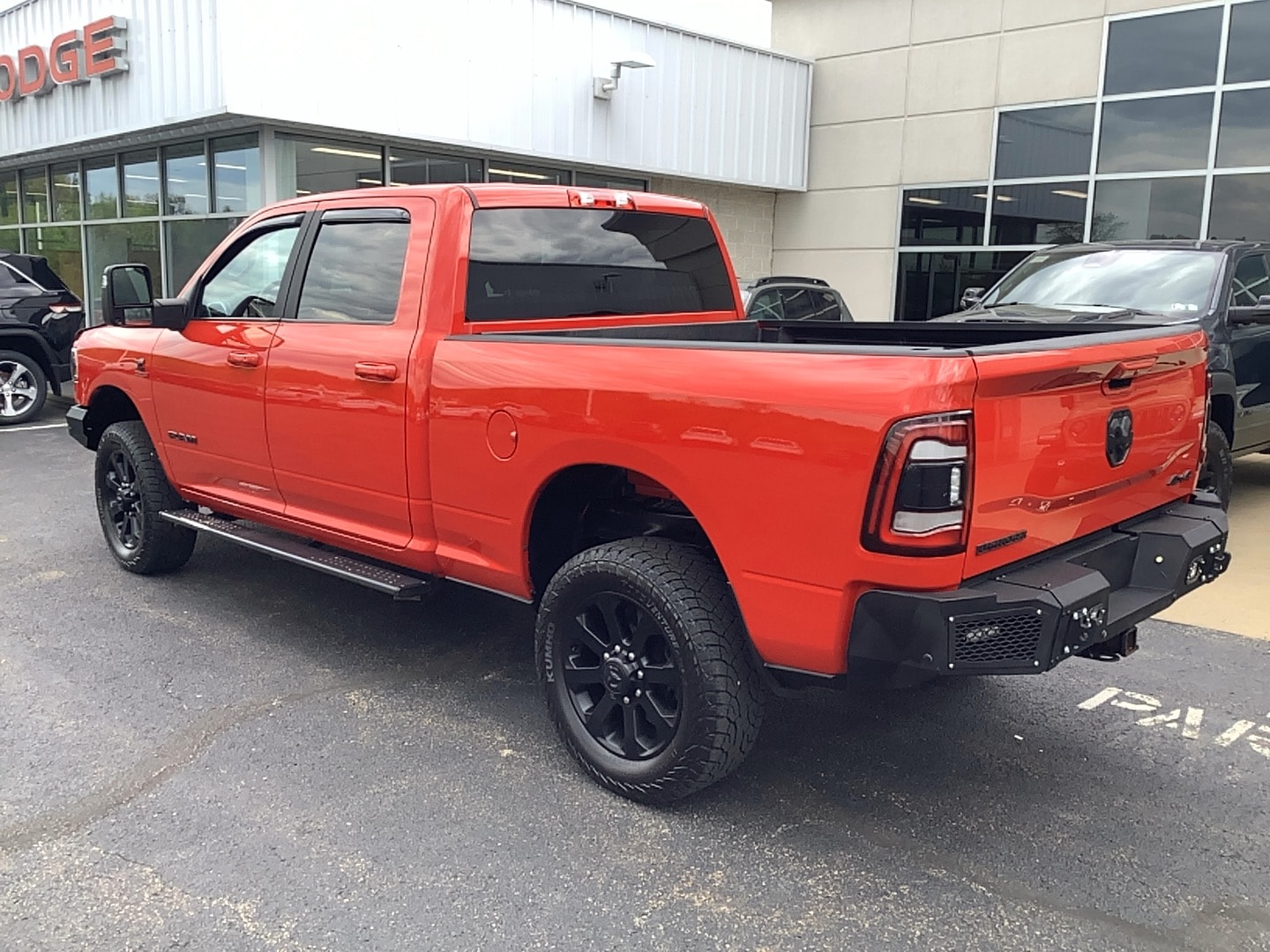 2023 Ram 2500 Big Horn Flame Red Clearcoat at Solomon CJD Brownsville