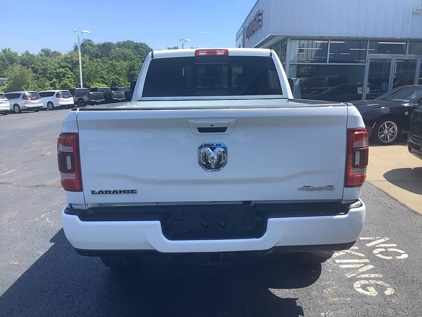 2024 Ram 2500 Laramie Bright White Clearcoat at Solomon CJD Brownsville