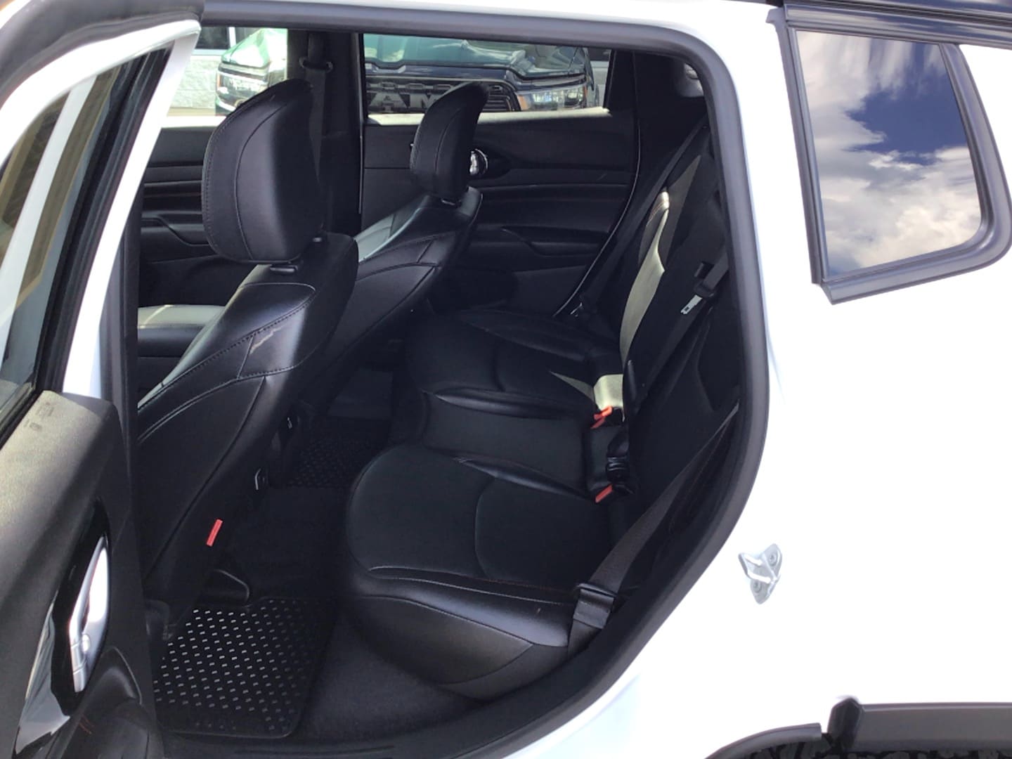 2025 Jeep Compass Trailhawk Bright White Clearcoat at Solomon CJD Brownsville