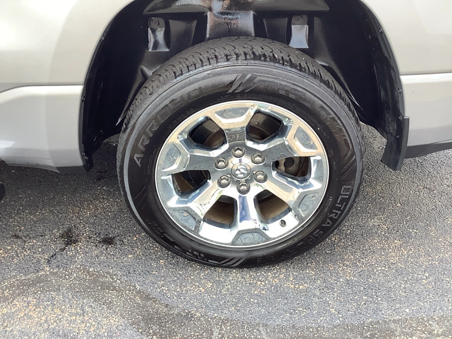 2020 Ram 1500 Big Horn Billet Silver Metallic Clearcoat at Solomon CJD Brownsville