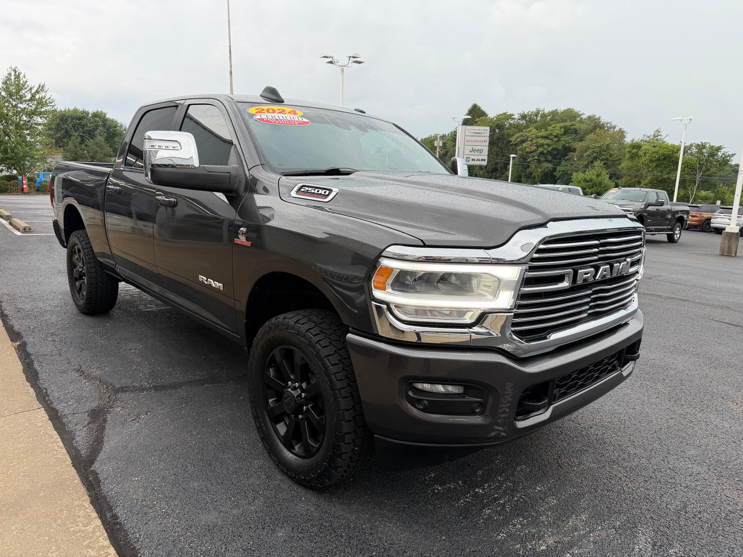 2024 Ram 2500 Laramie Granite Crystal Metallic Clearcoat at Solomon CJD Brownsville