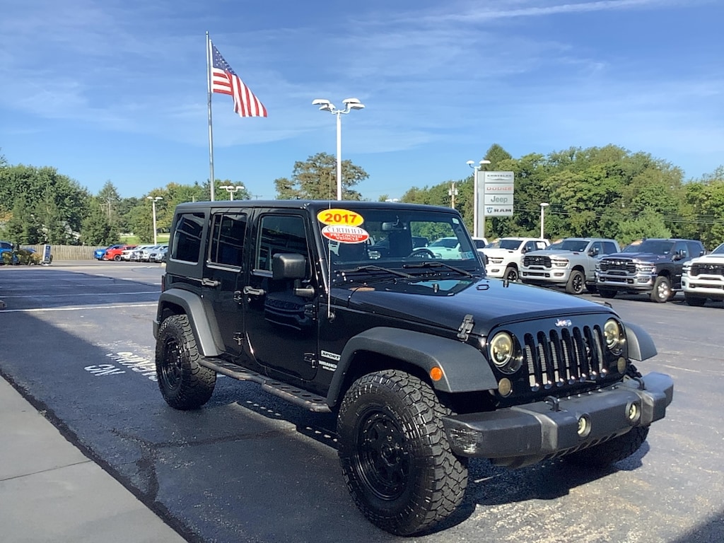 Used 2017 Jeep Wrangler Unlimited Sport Sport 4x4
