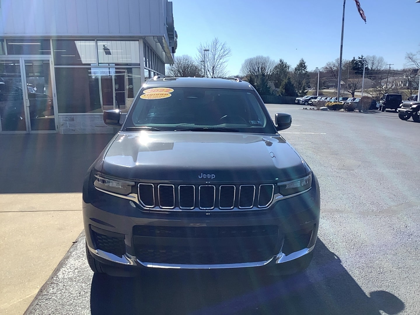 Certified 2022 Jeep Grand Cherokee L Laredo with VIN 1C4RJKAG6N8616693 for sale in Brownsville, PA