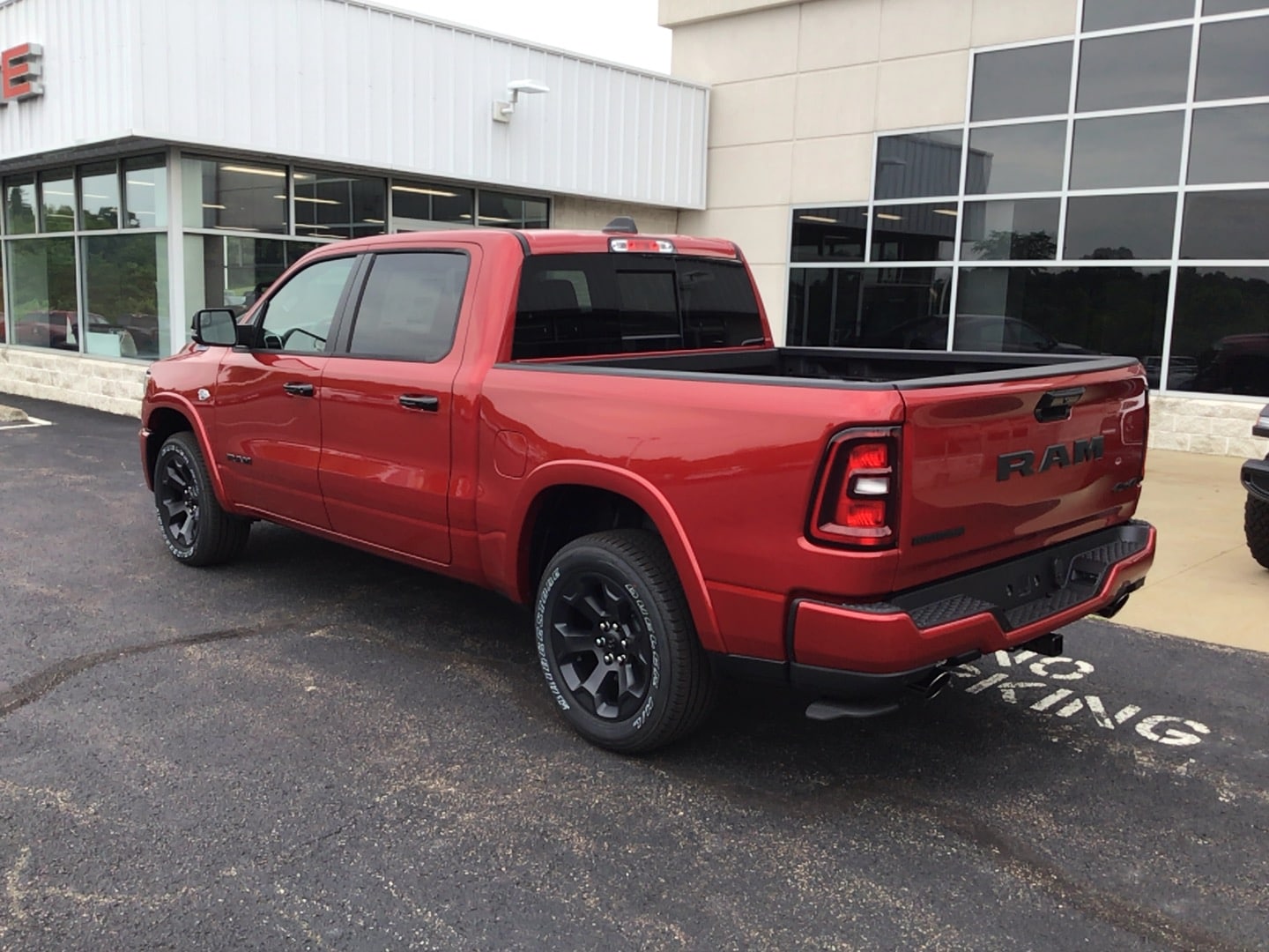 2026 Ram 1500 BIG HORN CREW CAB 4X4 5'7 BOX Molten Red Pearlcoat at Solomon CJD Carmichaels