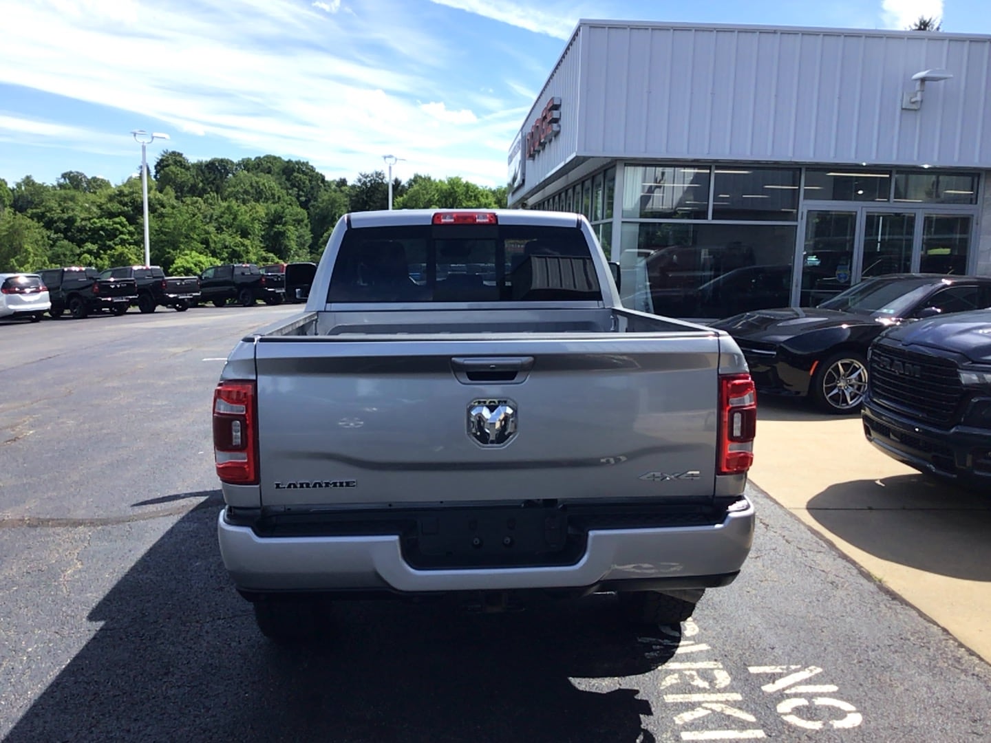 2024 Ram 2500 Laramie Billet Silver Metallic Clearcoat at Solomon CJD Brownsville