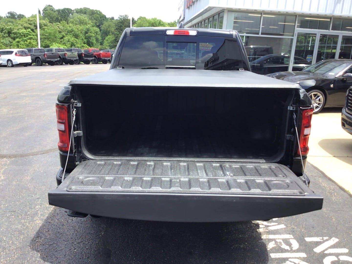 2025 Ram 1500 Rebel Diamond Black Crystal Pearlcoat at Solomon CJD Brownsville