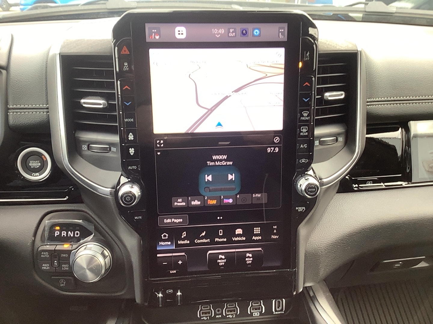 2026 Ram 1500 LARAMIE CREW CAB 4X4 5'7 BOX Hydro Blue Pearlcoat at Solomon CJD Carmichaels