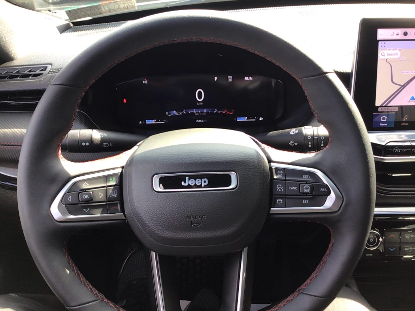 2025 Jeep Compass Trailhawk Bright White Clearcoat at Solomon CJD Brownsville