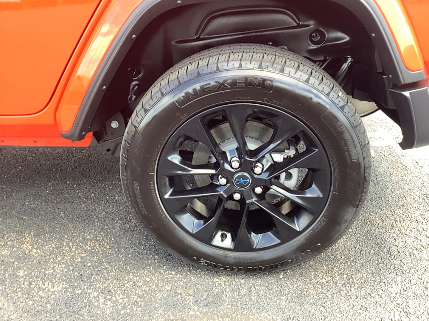 2025 Jeep Wrangler 4xe Sahara Firecracker Red Clearcoat at Solomon CJD Brownsville
