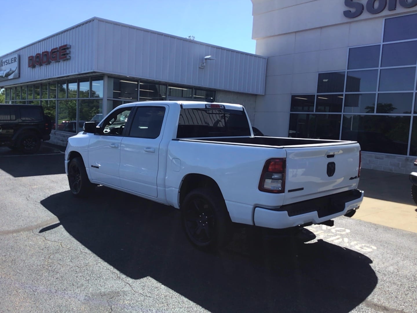 2020 Ram 1500 Big Horn Bright White Clearcoat at Solomon CJD Carmichaels