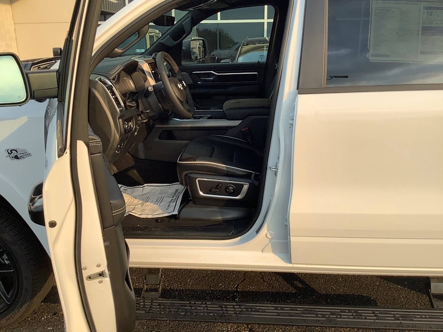 2026 Ram 1500 LARAMIE CREW CAB 4X4 5'7 BOX Bright White at Solomon CJD Brownsville