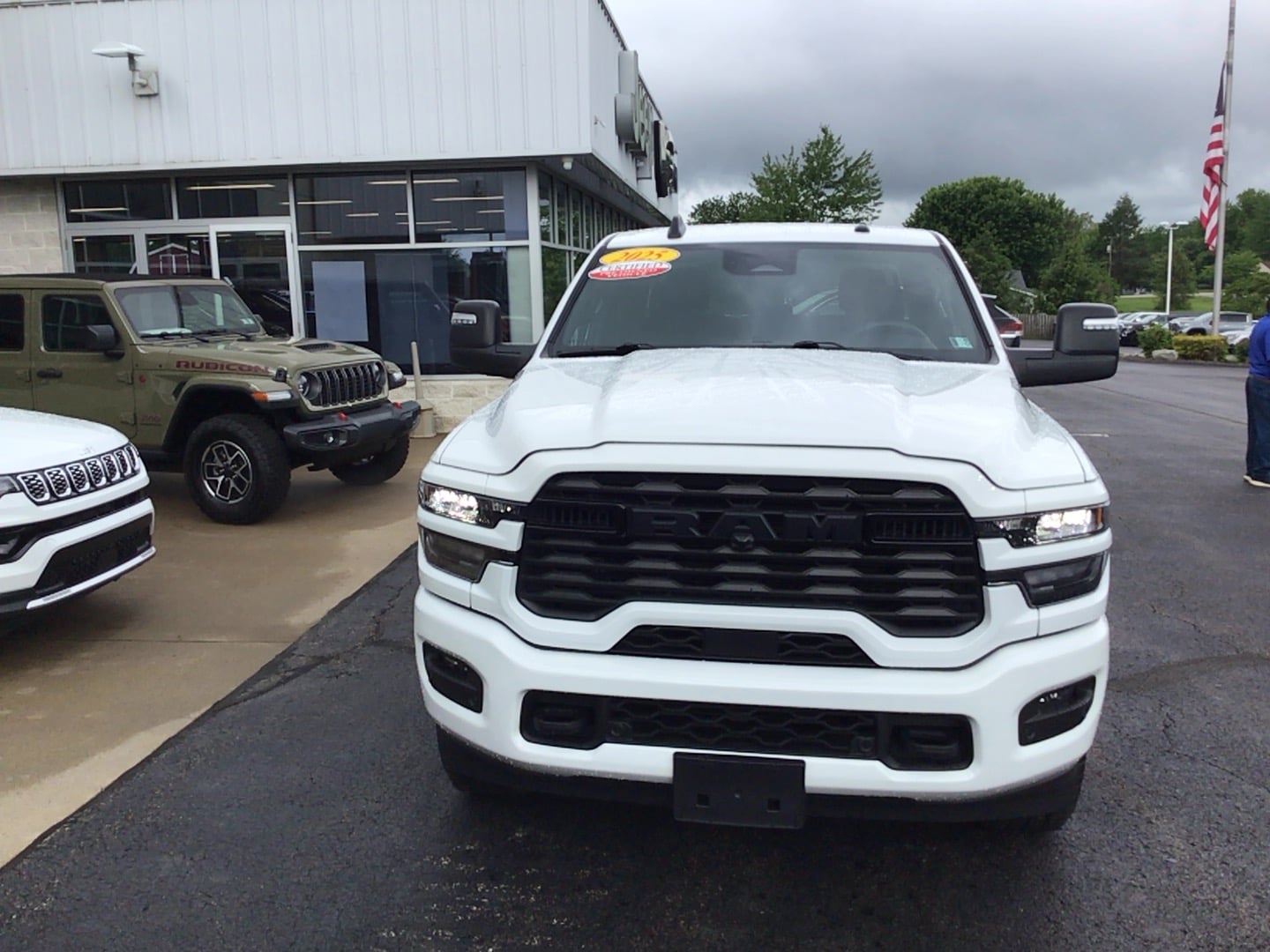 2025 Ram 2500 Big Horn Bright White Clearcoat at Solomon CJD Brownsville