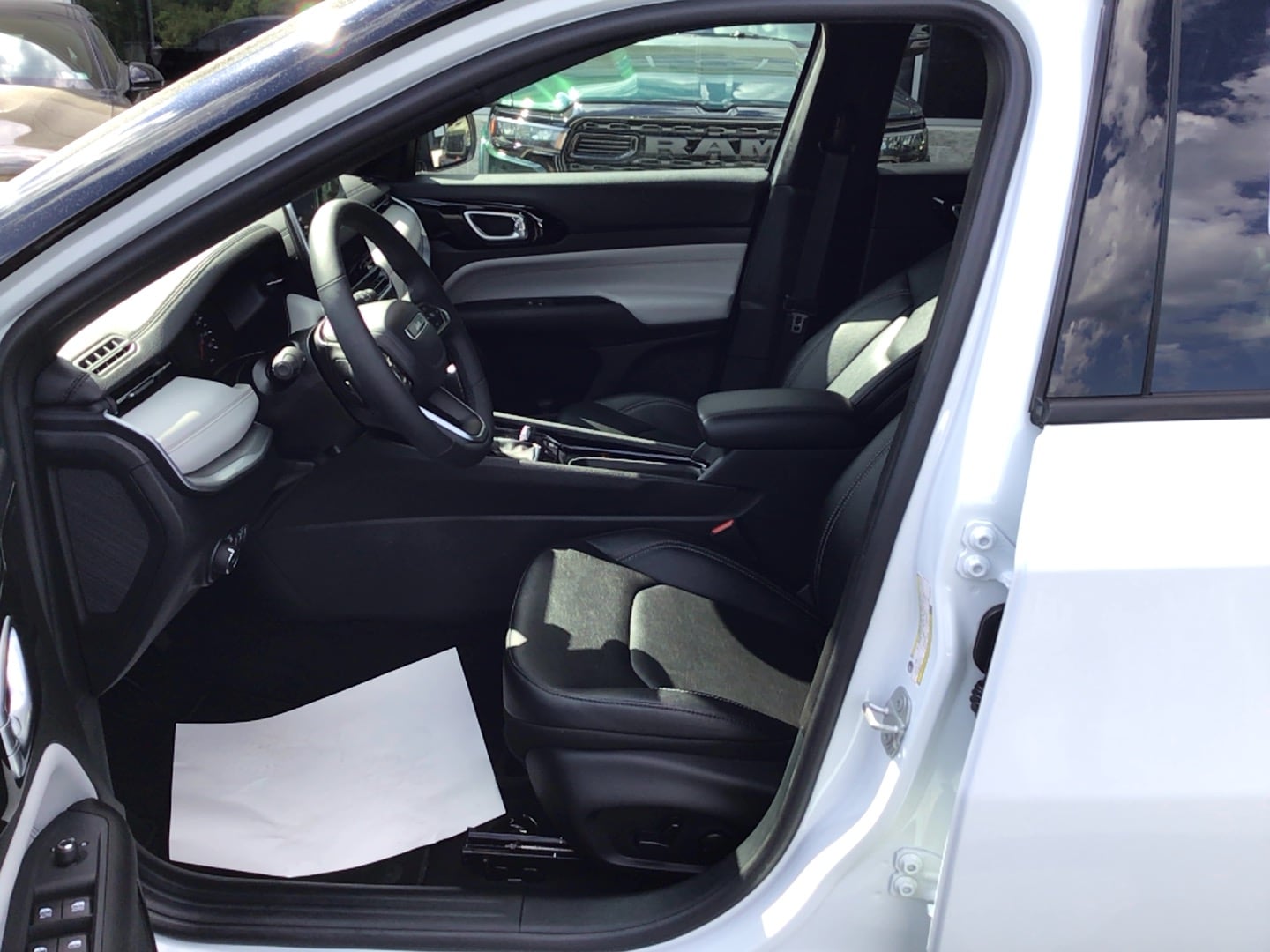2026 Jeep Compass Limited Bright White Clearcoat at Solomon CJD Brownsville