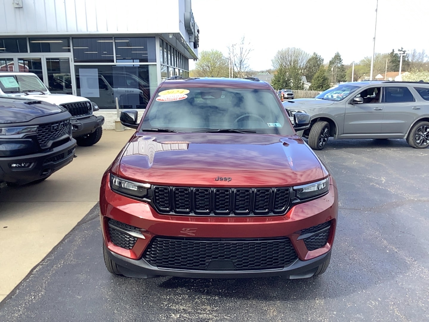 2024 Jeep Grand Cherokee Altitude Velvet Red Pearlcoat at Solomon CJD Carmichaels