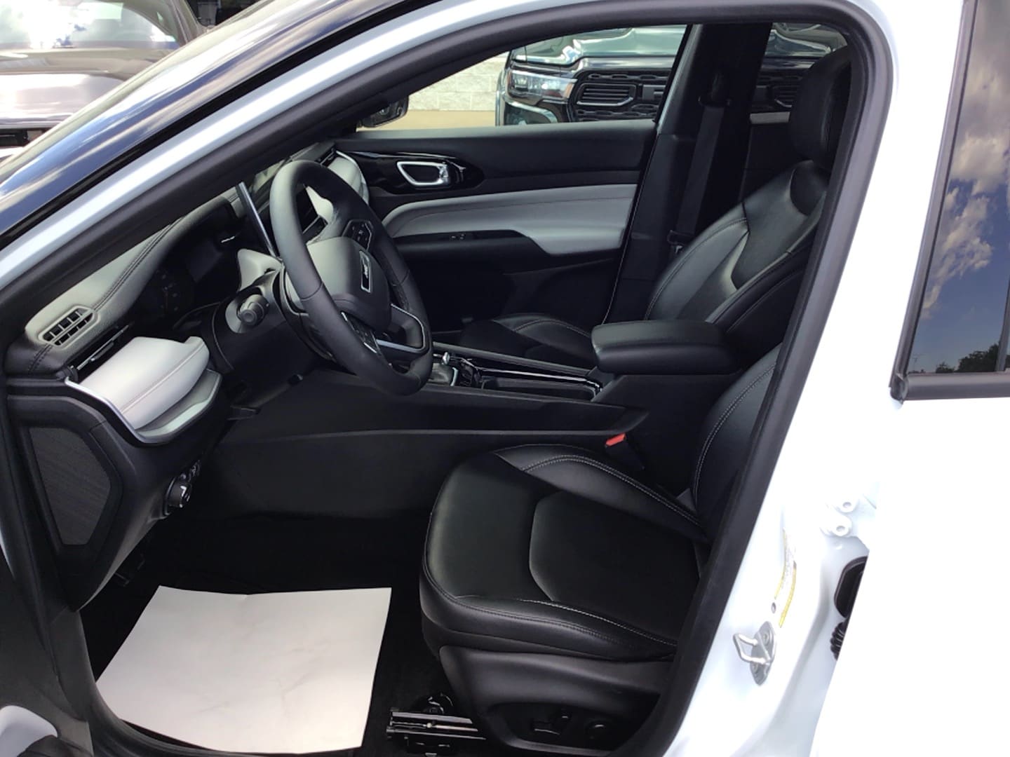 2026 Jeep Compass Limited Bright White Clearcoat at Solomon CJD Brownsville