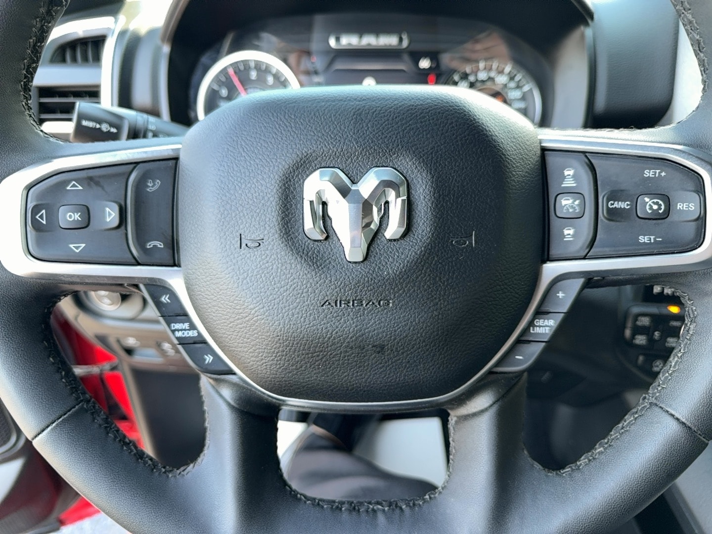 2025 Ram 1500 Big Horn Flame Red Clearcoat at Solomon CJD Brownsville