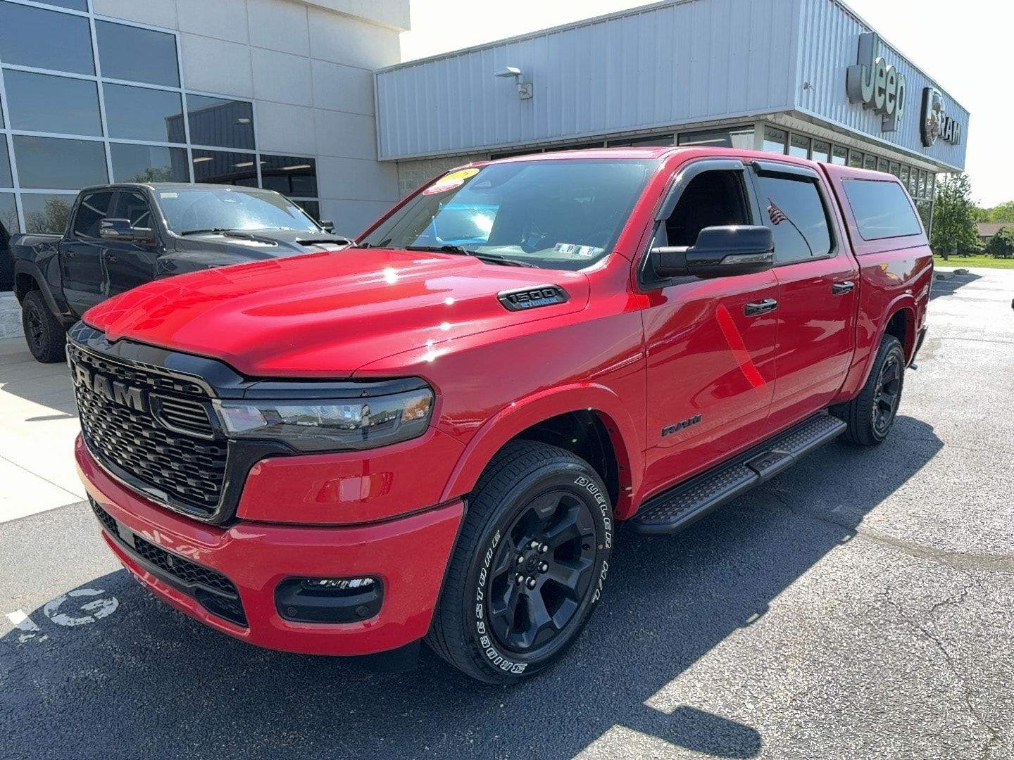 2025 Ram 1500 Big Horn Flame Red Clearcoat at Solomon CJD Brownsville