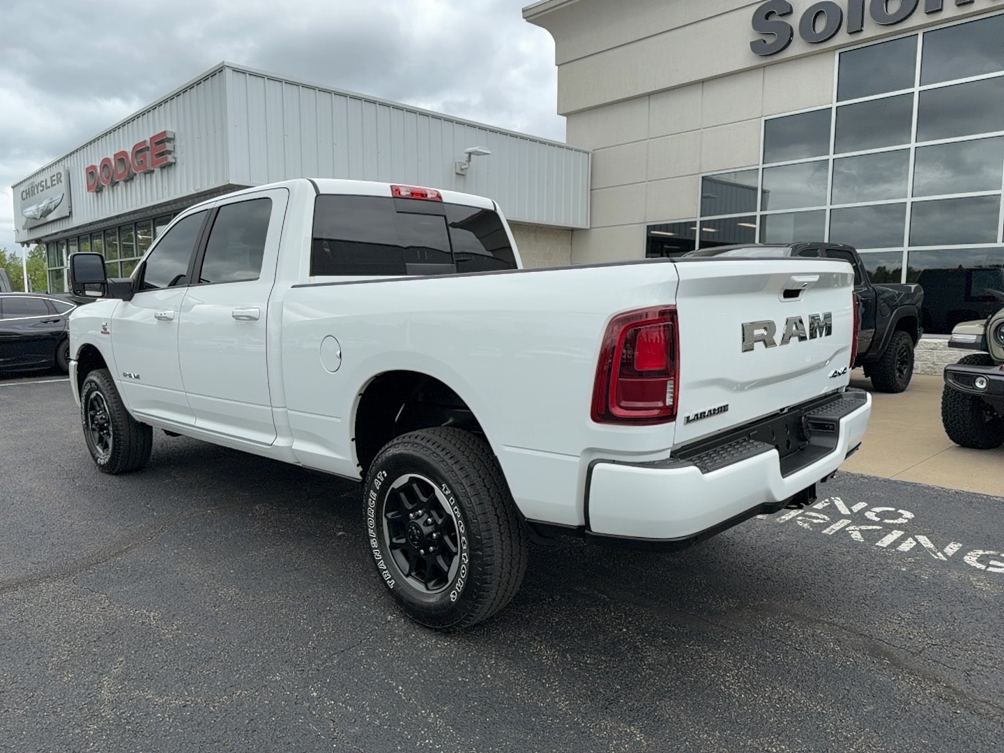 2026 Ram 2500 Laramie Bright White Clearcoat at Solomon CJD Carmichaels
