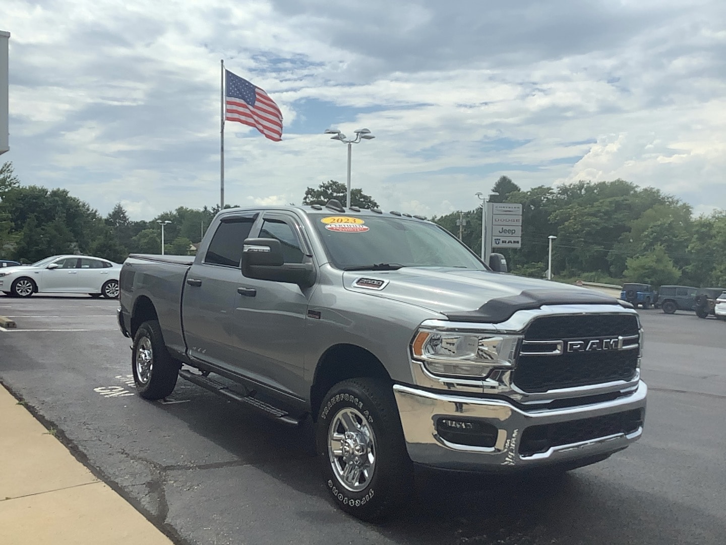 2023 Ram 2500 Tradesman Billet Silver Metallic Clearcoat at Solomon CJD Brownsville