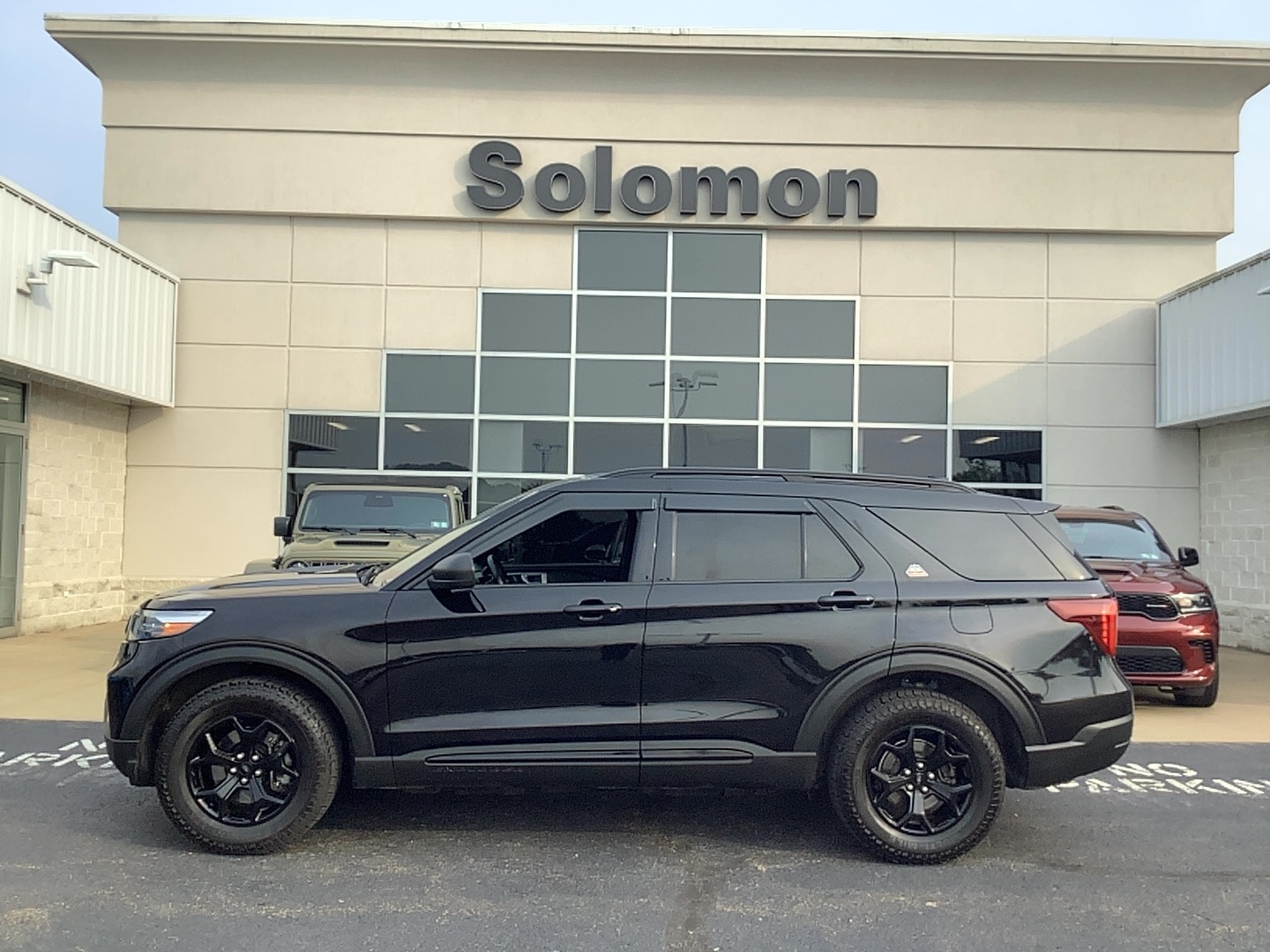 Black 2021 Ford Explorer SUV / Crossover All-Wheel Drive Automatic