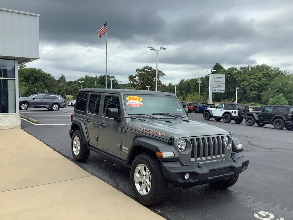 Certified 2021 Jeep Wrangler Unlimited Islander Unlimited Islander 4x4 *Ltd Avail*