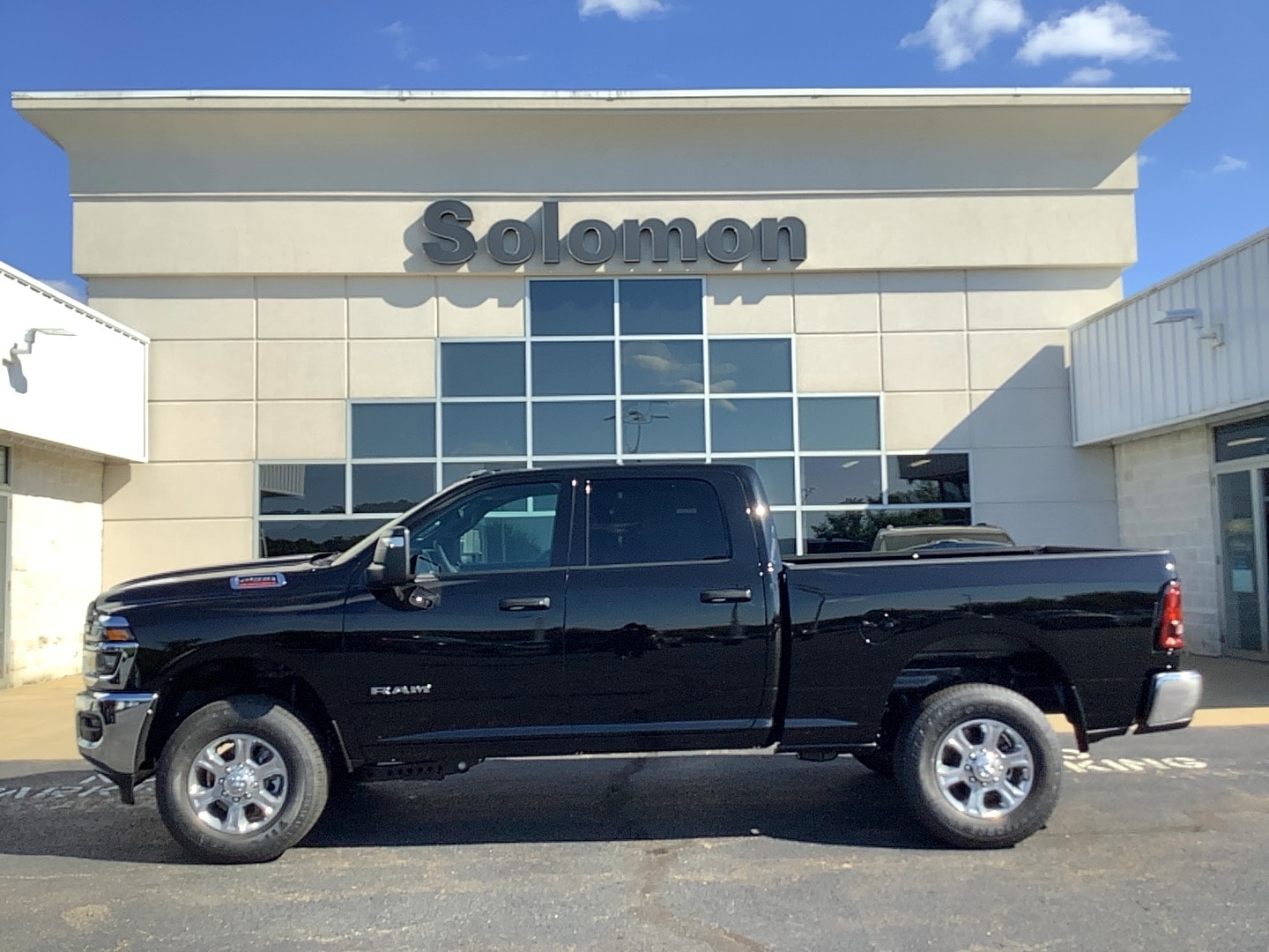 2026 Ram 2500 BIG HORN CREW CAB 4X4 6'4 BOX Diamond Black Crystal Pearlcoat at Solomon CJD Brownsville