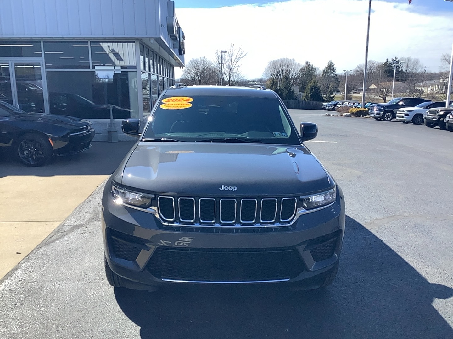 Certified 2024 Jeep Grand Cherokee Laredo with VIN 1C4RJHAG0RC134212 for sale in Brownsville, PA