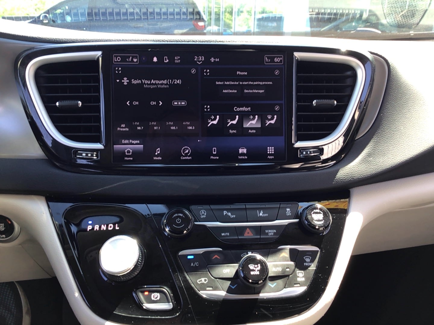 2023 Chrysler Pacifica Touring L Brilliant Black Crystal Pearlcoat at Solomon CJD Carmichaels