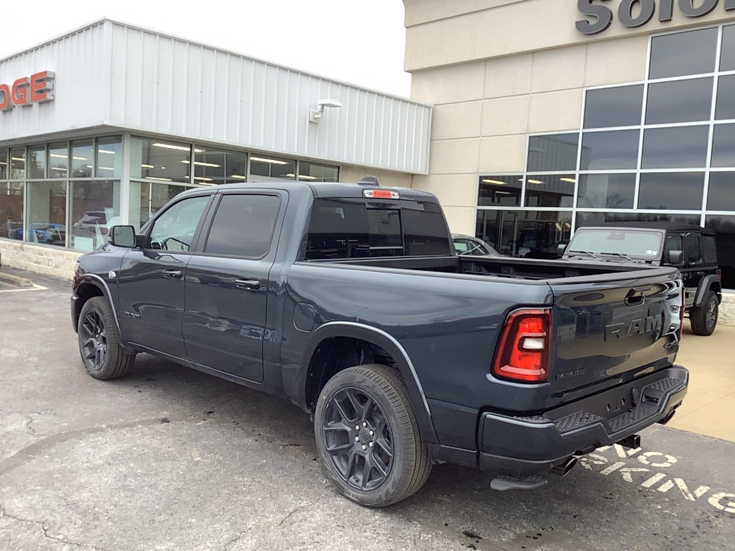 2026 Ram 1500 LARAMIE CREW CAB 4X4 5'7 BOX Forged Blue at Solomon CJD Carmichaels