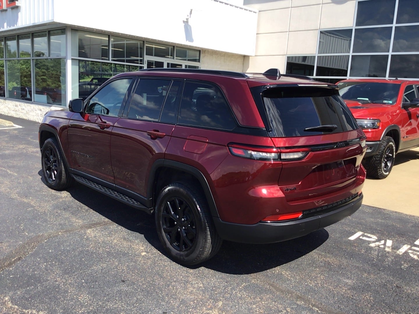 2025 Jeep Grand Cherokee Altitude X Velvet Red Pearlcoat at Solomon CJD Carmichaels