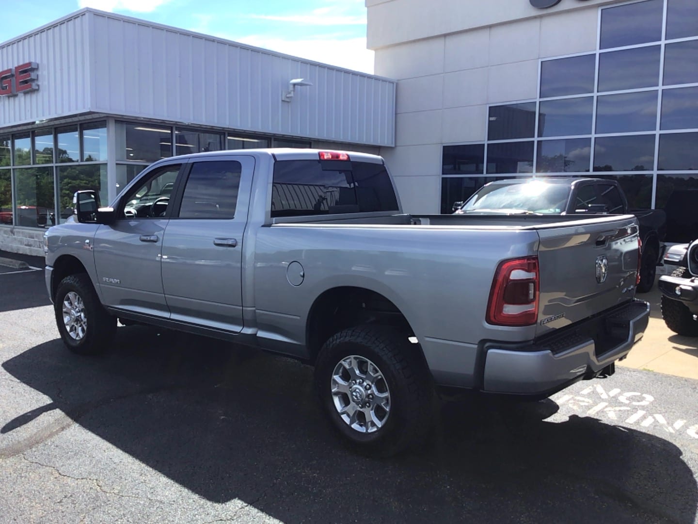 2024 Ram 2500 Laramie Billet Silver Metallic Clearcoat at Solomon CJD Brownsville