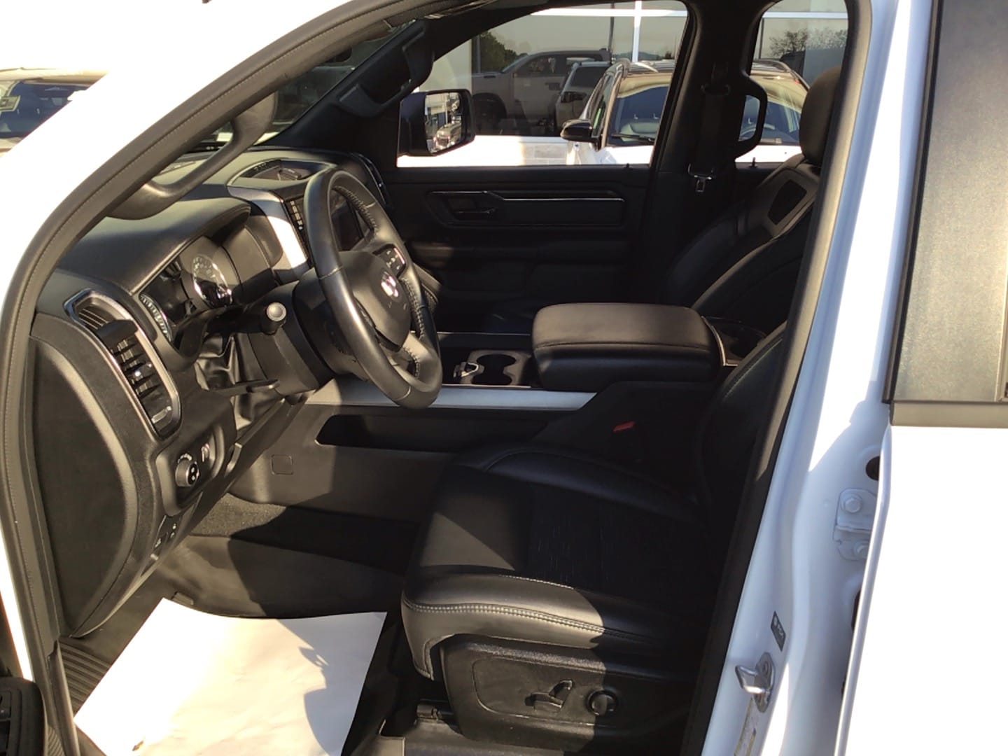 2023 Ram 1500 Big Horn Bright White Clearcoat at Solomon CJD Brownsville