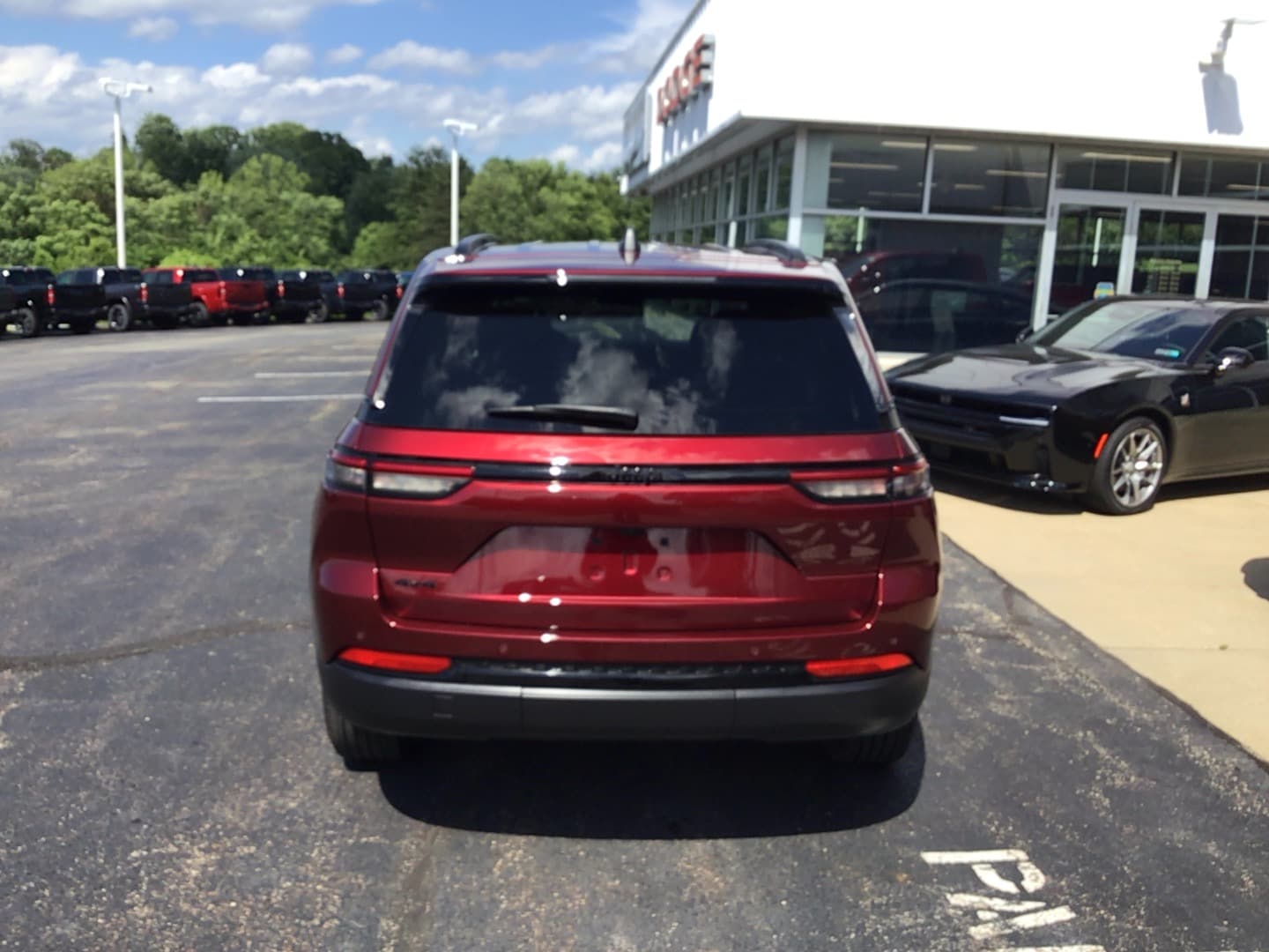 2025 Jeep Grand Cherokee Altitude X Velvet Red Pearlcoat at Solomon CJD Carmichaels