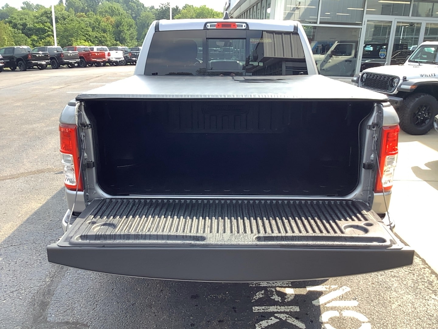 2020 Ram 1500 Big Horn Billet Silver Metallic Clearcoat at Solomon CJD Brownsville