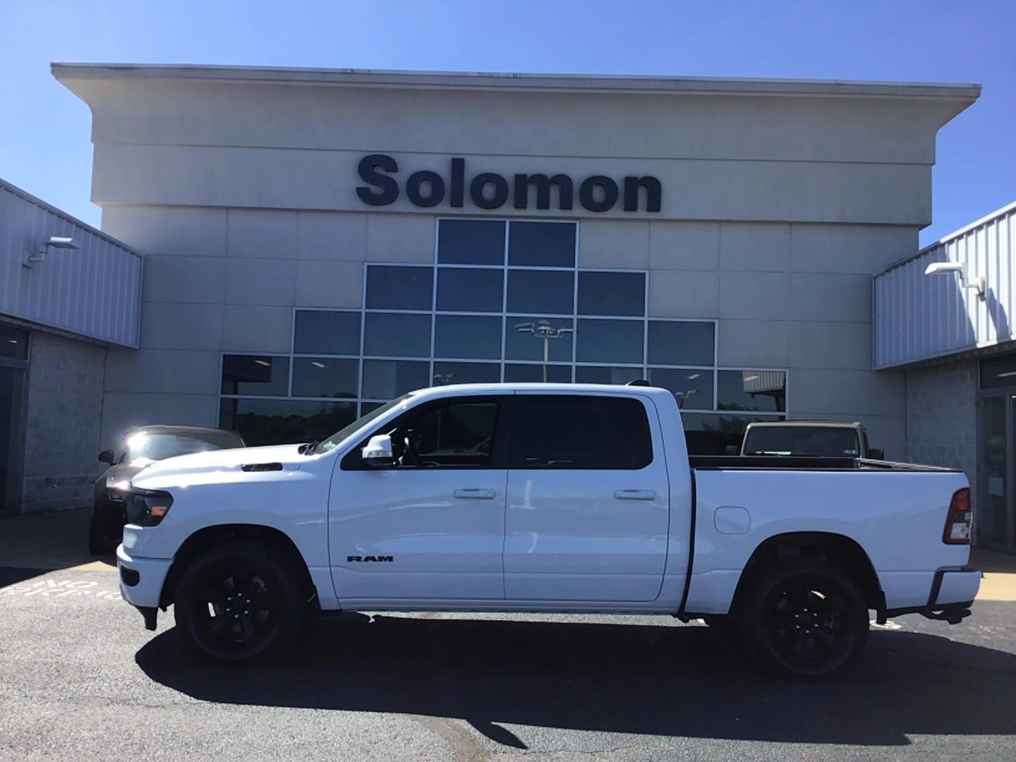 2020 Ram 1500 Big Horn Bright White Clearcoat at Solomon CJD Carmichaels