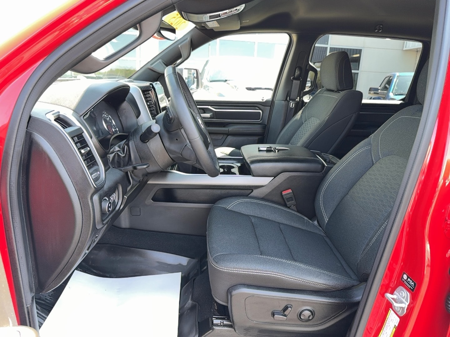 2025 Ram 1500 Big Horn Flame Red Clearcoat at Solomon CJD Brownsville
