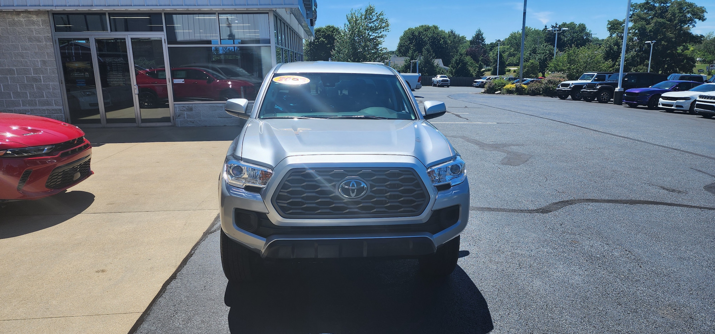 Used 2023 Toyota Tacoma SR with VIN 3TMCZ5AN2PM555484 for sale in Brownsville, PA